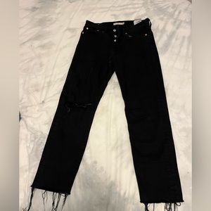 Levi’s wedgie distressed Jean black size 28